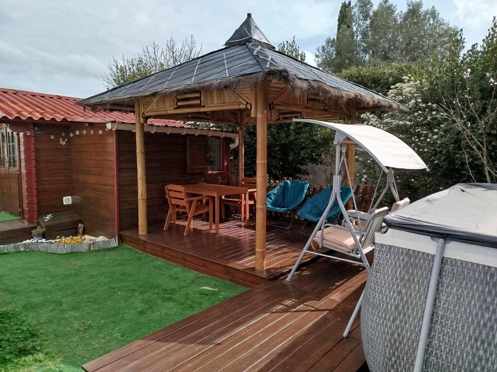 Le Chalet Des Dany Saint-Mamert-du-Gard Exterior foto